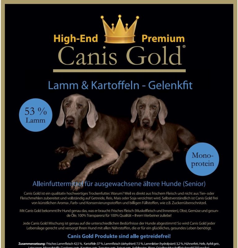 getreidefreies Senior Futter für ältere Hunde